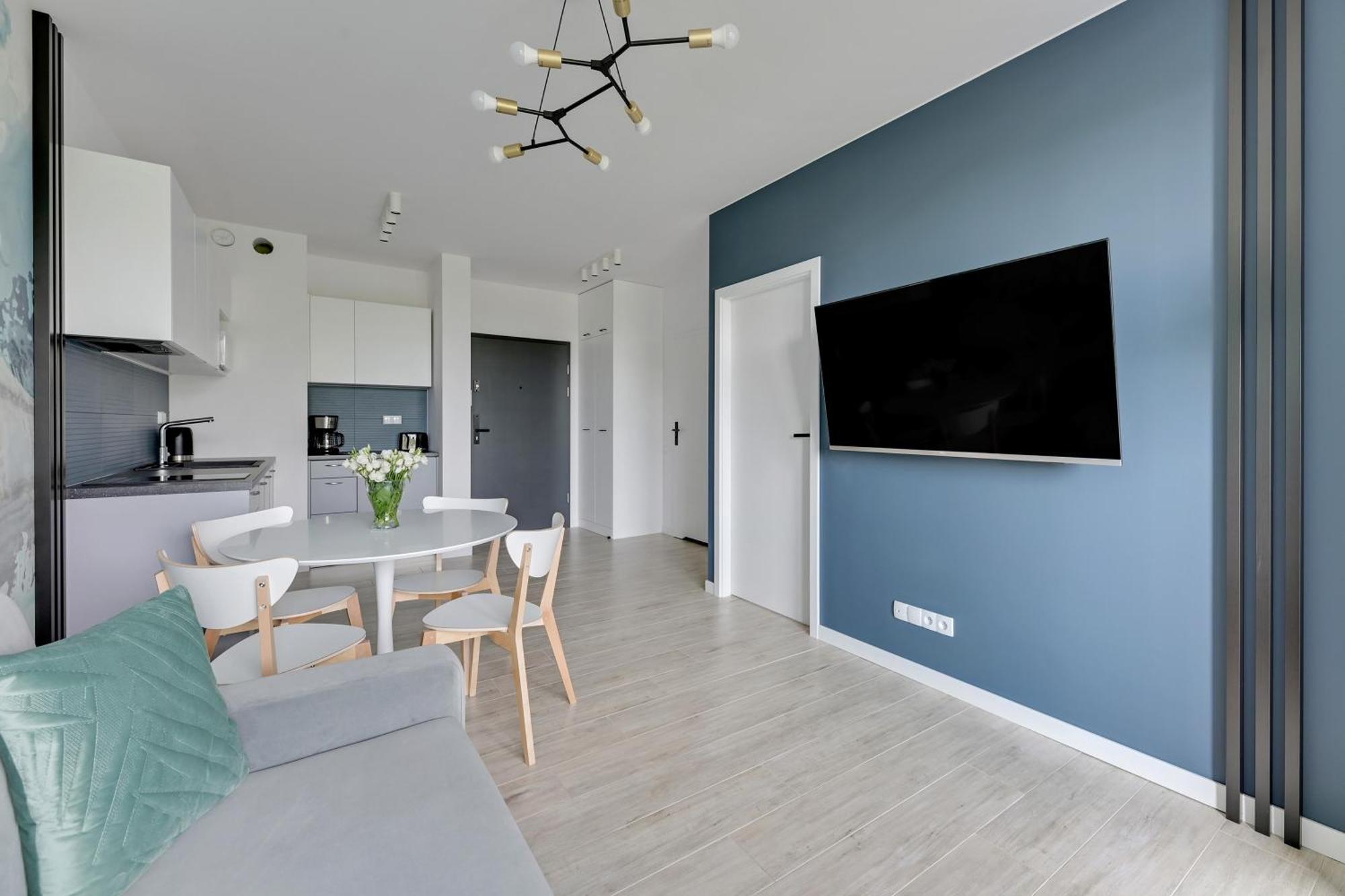Blue Mandarin - Chlebova Apartments Gdańsk Rom bilde