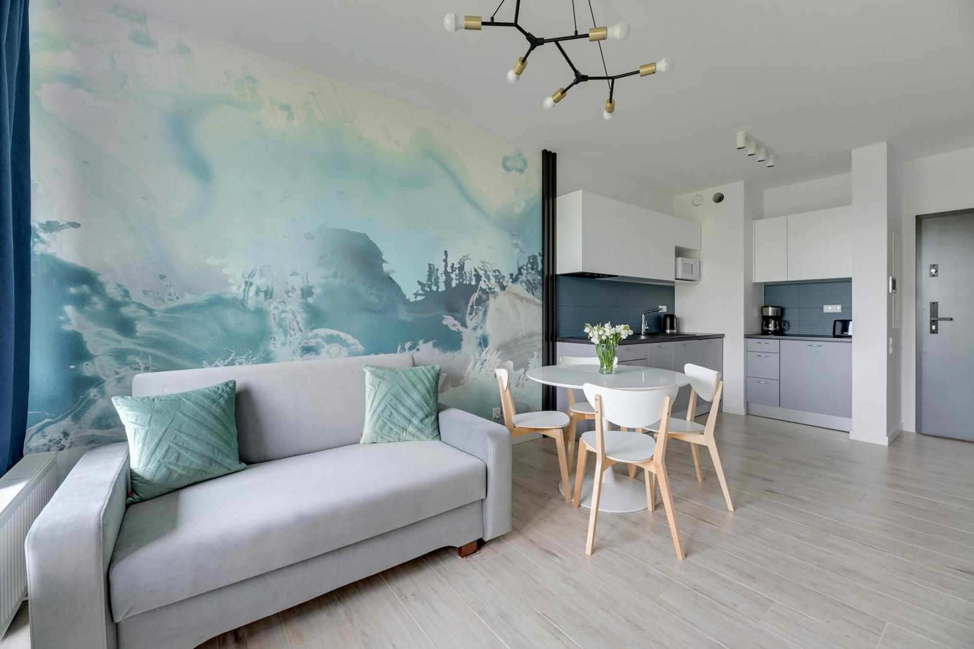 Blue Mandarin - Chlebova Apartments Gdańsk Rom bilde